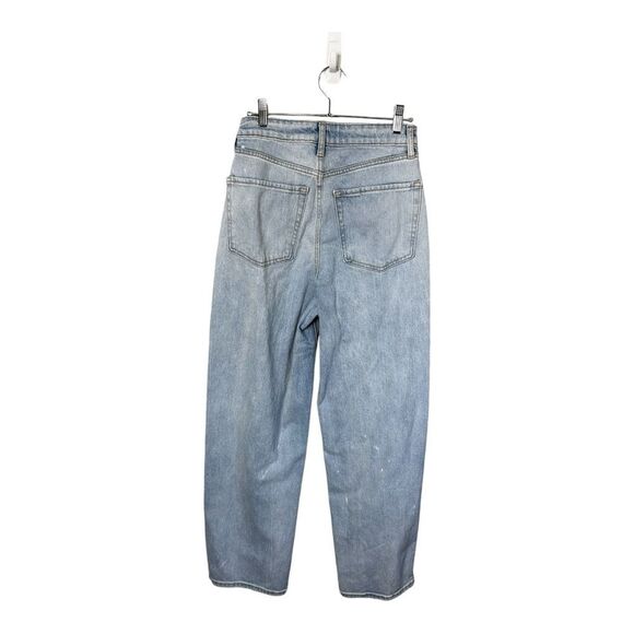 Wild Fable Womens Jeans High Rise Straight Light Wash Distressed Stretch 4 - Picture 2 of 11